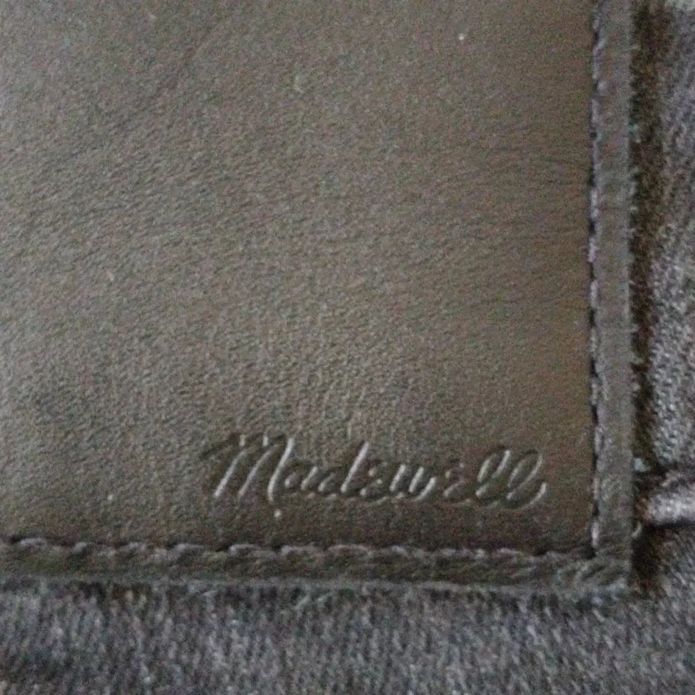 Madewell Distressed 9 Inch Rise Skinny Jeans